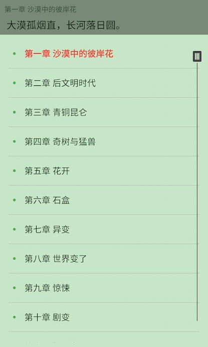 章节目录